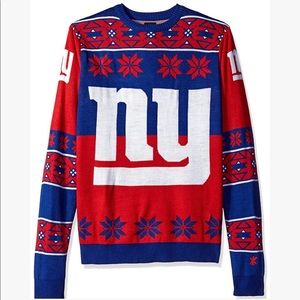 New York Giants ugly Christmas sweater